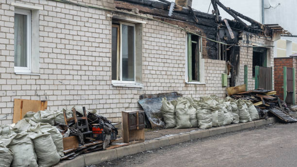 Professional Emergency Fire Cleanup technician working in Glendale, OH